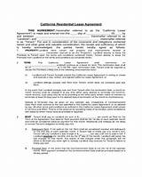 Images of California Residential Lease Agreement Pdf Free
