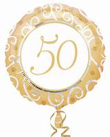 50th Birthday Foil Balloons Pictures