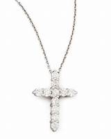 Pictures of White Gold Necklace Diamond Pendant