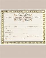 Certificate Gold Foil Pictures