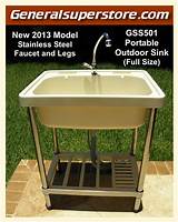 Portable Outdoor Stainless Steel Sink