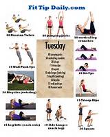 Images of Workout Exercises Plan