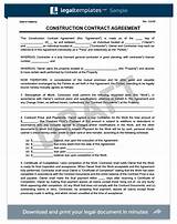 General Contractor Contract Images