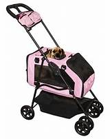 Pet Stroller With Detachable Carrier