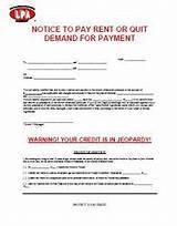 Demand To Pay Rent Letter Images