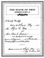 Images of Franklin County Probate Court Marriage License