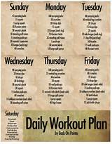 Pictures of Daily Workouts