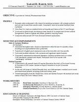 Resume Examples Medical Field