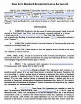 Images of Free Nyc Lease Agreement Form