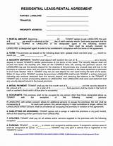 Residential Rental Agreement Form California Images