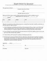 Auto Lease Contract Form Pictures