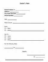 Doctors Note Template For Work Pdf