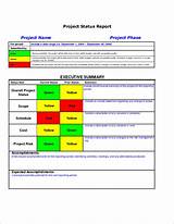 Project Management Weekly Status Report Template Pictures