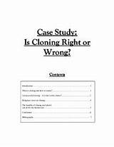 Pictures of Cloning Case Studies