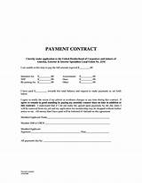 Photos of Contract For Monthly Payments Template