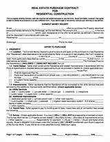 Blank Residential Purchase Agreement Images