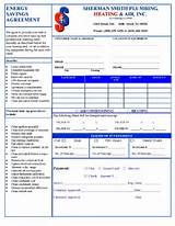 Images of Hvac Service Agreement Forms