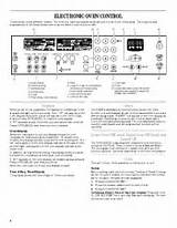 Pictures of Whirlpool Electric Oven Manual