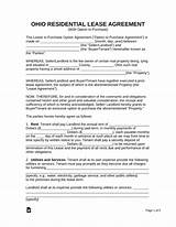 Images of Ohio Residential Lease Agreement Template