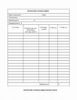 Kitchen Stock Control Sheet Photos