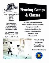 Fencing Camp Northern Virginia Images