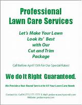 Lawn Care Flyer Template Images