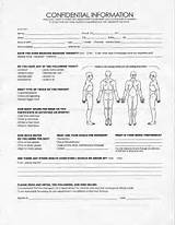 Photos of Personal Training Intake Form