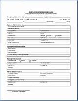 Pictures of Employee Payroll Information Sheet