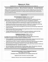 Medical Records Technician Resume Sample Pictures