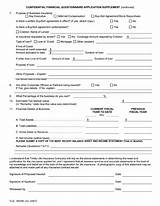 Life Insurance Questionnaire Form