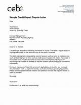 Credit Report Dispute Form Online Images