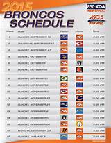 Images of Printable Broncos Schedule 2017 18