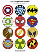 Marvel Superhero Stickers Photos