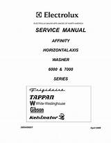 Pictures of Frigidaire Affinity Washer Troubleshooting Manual