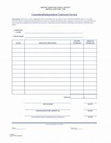Contractor Invoice Template Free Download