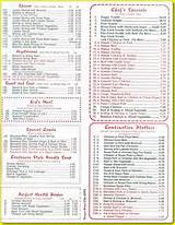 Pictures of Chinese Take Out Menu