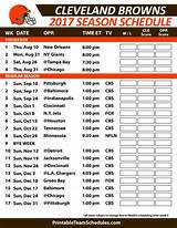 Images of Sunday Football Schedule Nfl
