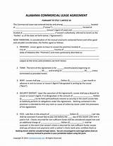 Pictures of Alabama Residential Lease Agreement Form