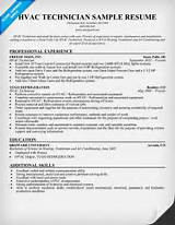 Pictures of Hvac Technician Resume Objective