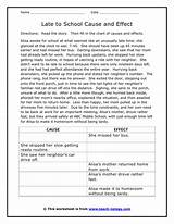 Images of Cause And Effect Lesson Plans Middle School