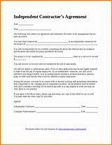 Contract With Independent Contractor