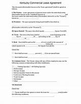 Generic Commercial Lease Agreement Template Pictures
