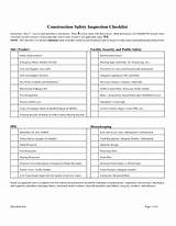 Contractor Safety Orientation Checklist Pictures