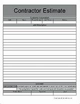 Photos of Contractor Business Forms Free