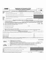 Pictures of Form For Irs Filing Extension