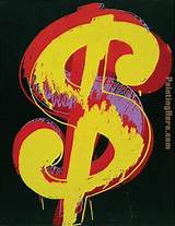 Images of Andy Warhol Dollar Sign Original