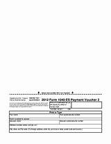 Photos of 1040 Es Form Payment Voucher