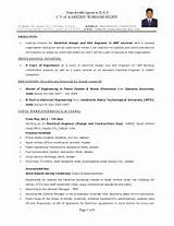 Pictures of Electrical Engineer Resume