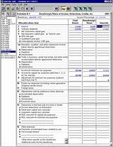 Pictures of Estate Income Tax Form 1041