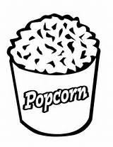 Photos of Popcorn Bucket Coloring Sheet